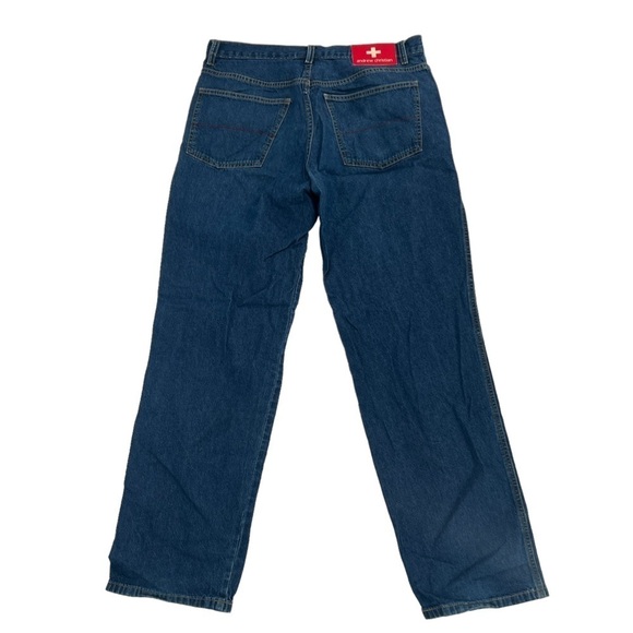 andrew christian Button Fly Straight Leg Jeans Size 32 Men’s - Picture 3 of 5